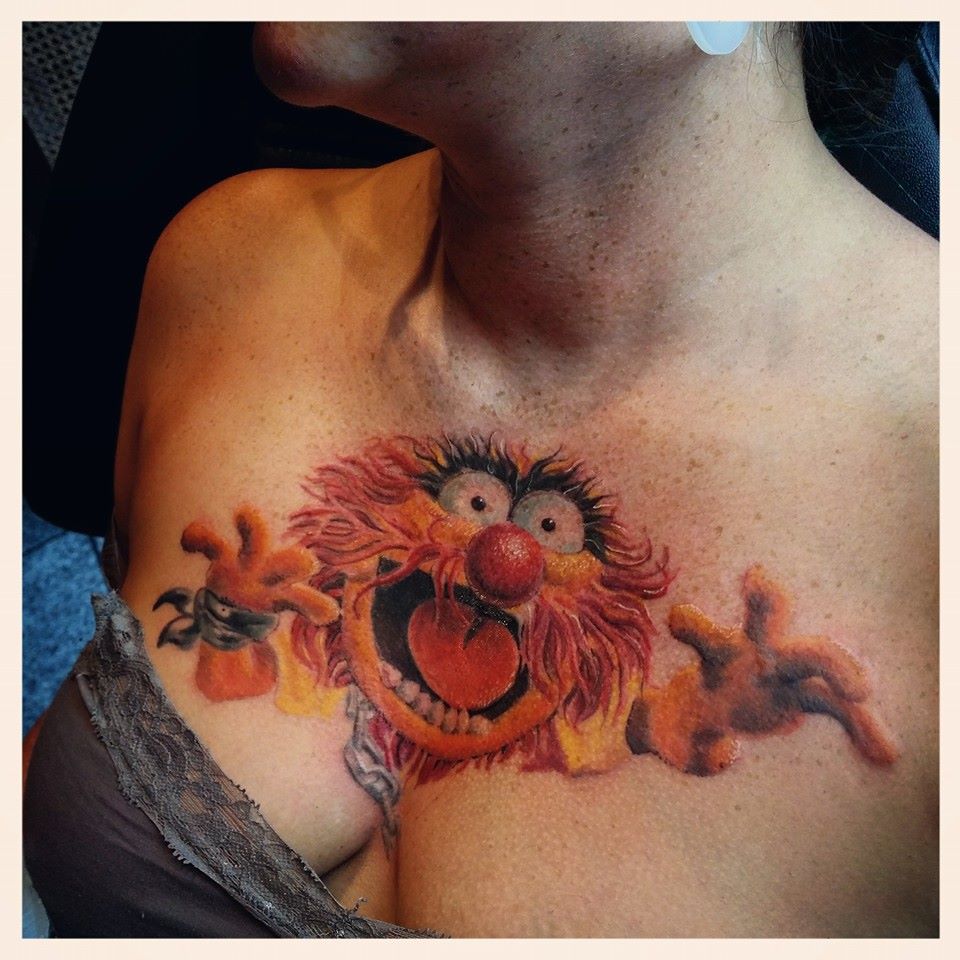 Iain Parry on Twitter A fun tattoo done of Animal from the muppets animal muppet tattoo muppettattoo httptcoDyHUEsw5YJ  Twitter