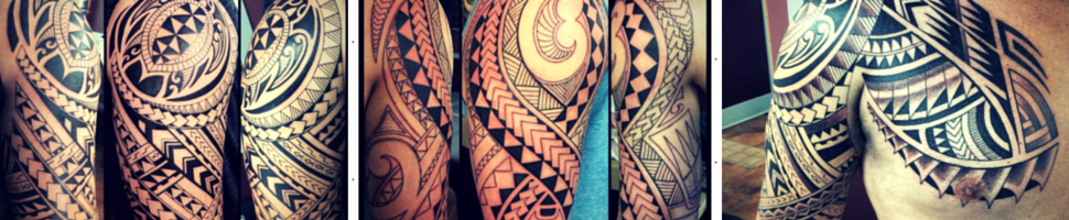 polynesian tribal tattoo style