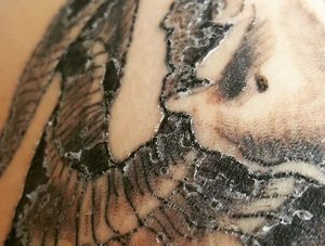 tattoo-peeling tattoo aftercare