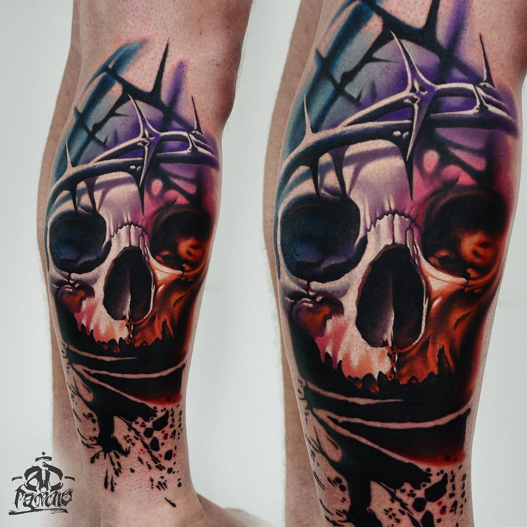 Face tattoo by A.d. Pancho | Post 30565