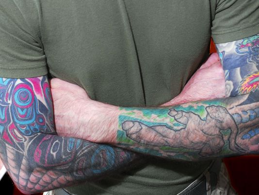 Air Force eases tattoo policy lifts ban on sleeves back and other large  tattoos